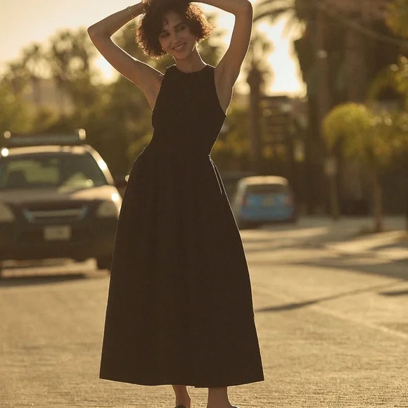 Madewell The Melody Smocked Midi Dress Size Small Madewell The Melody Smocked Midi Dress Size Small